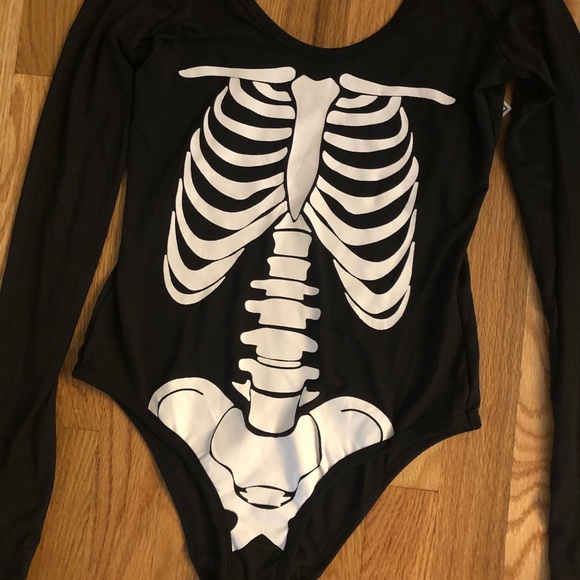 Skeleton long sleeve bodysuit - Picture 2 of 2